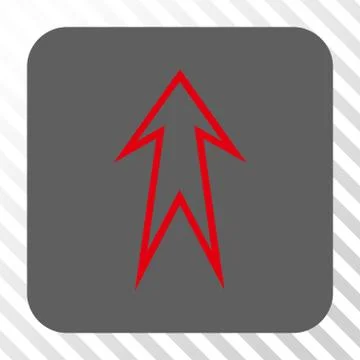 Arrow Up Rounded Square Button 스톡 일러스트
