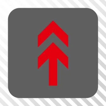 Arrow Up Rounded Square Button 스톡 일러스트