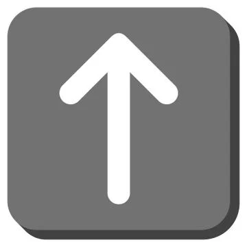 Arrow Up Rounded Square Vector Icon 스톡 일러스트
