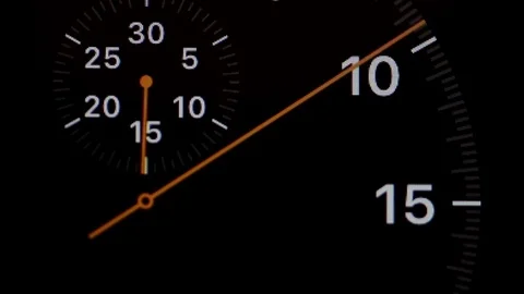 Arrow running stopwatch Stock Footage 70938277