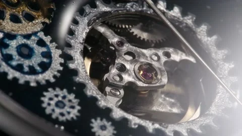 Arrow running through the open balance on watch Stock Footage 152080237