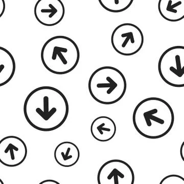 Arrow up seamless pattern background. Business concept vector illustration. F Stock Illustration