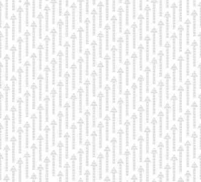Arrow Up seamless pattern background. Success texture Stock Illustration