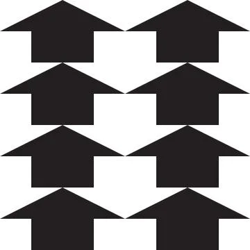 Arrow seamless pattern ,  variant  black-and-white, easy use in any colour va Stock Illustration