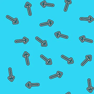 Up arrow sending data vector seamless pattern Stock Illustration