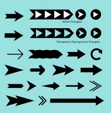 Arrow Set Vector Stock Illustration