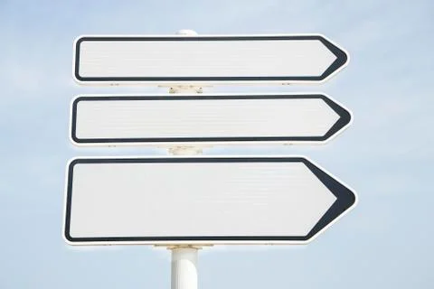 Arrow shape signs 스톡 사진