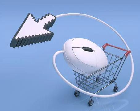 Arrow Shopping Stock Illustration