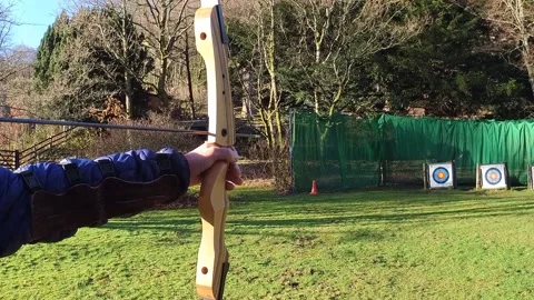 Arrow shot in slow motion Stock Footage 169110903