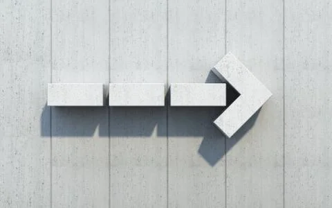 Arrow show direction Stock Illustration