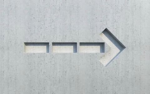 Arrow show direction Stock Illustration