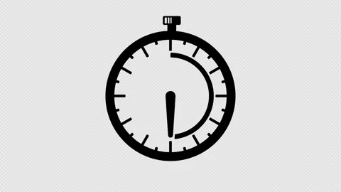 Arrow shows a time interval of 30 minutes graphic animation Stock Footage 302825760