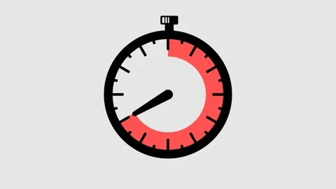 Arrow shows a time interval of 40 minutes graphic animation Stock Footage 302825562