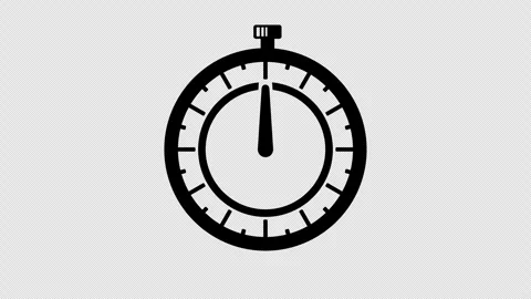 Arrow shows a time interval of 60 minutes graphic animation Stock Footage 302825811