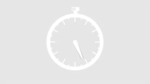 Arrow shows a time interval of 60 minutes graphic animation Stock Footage 302827972