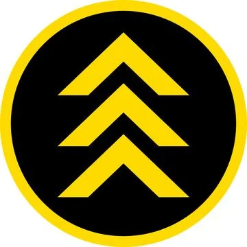Arrow up side direction inside the black circle. Black Arrow Button Pointing Up. Stock Illustration