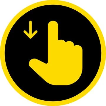 Arrow up side direction inside the black circle. Black Arrow Button Pointing Up. Stock Illustration
