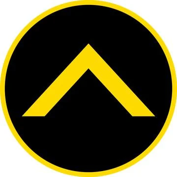 Arrow up side direction inside the black circle. Black Arrow Button Pointing Up. Stock Illustration