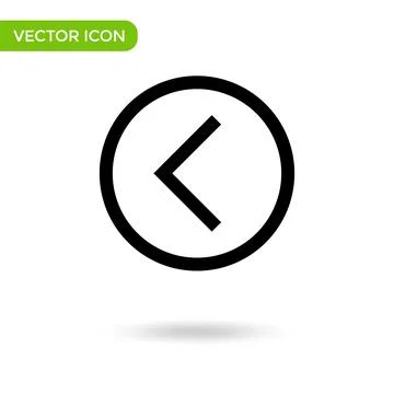Arrow side icon. minimal and creative icon isolated on white background. vect Stock Illustration