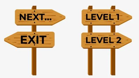 Arrow / sign board Stock Illustration