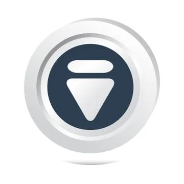 Arrow sign button icon Stock-Illustration