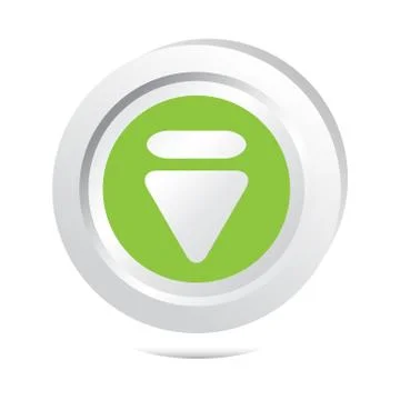 Arrow sign button icon Stock-Illustration