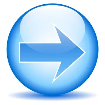 Arrow sign button Illustrazione stock