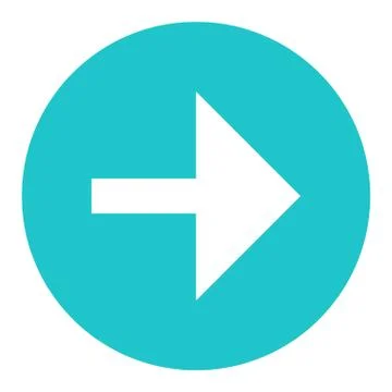 Arrow Sign Flat Circle Icon Stock-Illustration