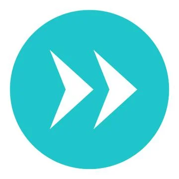 Arrow Sign Flat Circle Icon Stock-Illustration