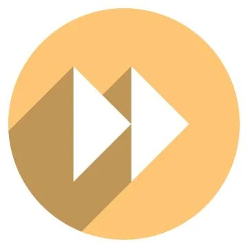Arrow Sign Forward or Backward Icon Stock-Illustration