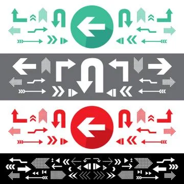 Arrow sign icon Stock Illustration