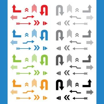 Arrow sign icon Stock Illustration