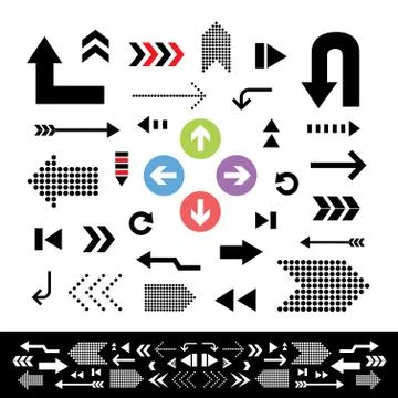 Arrow sign icon Stock Illustration