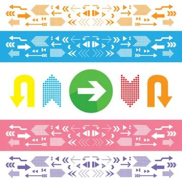 Arrow sign icon Stock Illustration