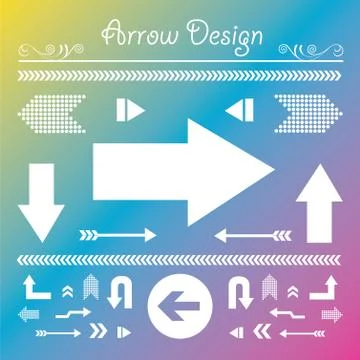 Arrow sign icon Stock Illustration