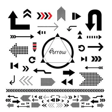 Arrow sign icon Stock Illustration
