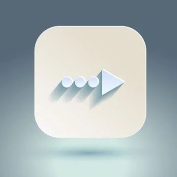 Arrow sign icon set. Stock Illustration