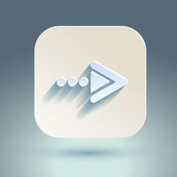 Arrow sign icon set. Stock Illustration