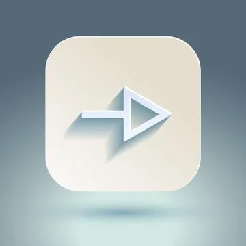 Arrow sign icon set. Stock Illustration