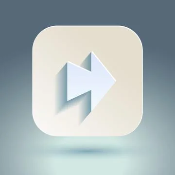 Arrow sign icon set. Illustrazione stock