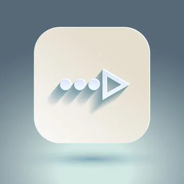 Arrow sign icon set. Stock Illustration