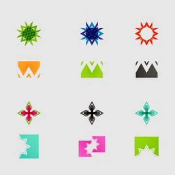 Arrow sign icon set. Vector design eps10 Stock Illustration