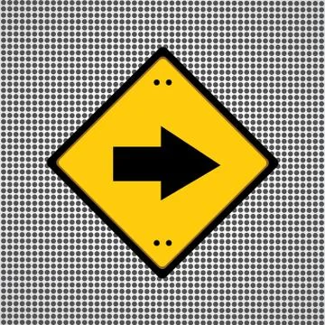 Arrow sign Stock Illustration