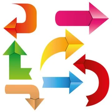 Arrow sign Stock Illustration