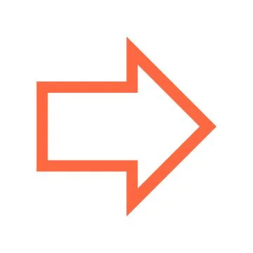 Arrow Sign Navigation Icon Pointer Symbol Stock Illustration