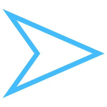 Arrow Sign Navigation Icon Pointer Symbol Stock-Illustration