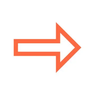 Arrow Sign Navigation Icon Pointer Symbol Stock Illustration