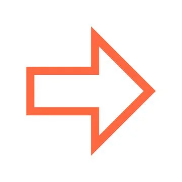 Arrow Sign Navigation Icon Pointer Symbol Illustrazione stock