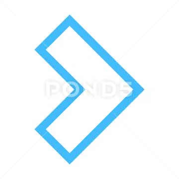 Arrow Sign Navigation Icon Pointer Symbol Stock-Illustration