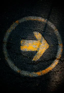 Arrow sign Stock Photos